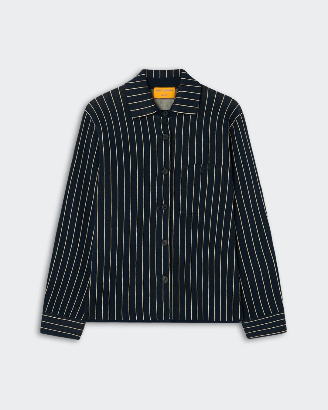 Pinstripe Work Shirt - Navy/Butter