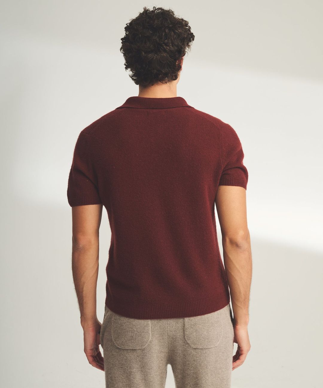 Lightweight Cashmere Short Sleeve Polo #5