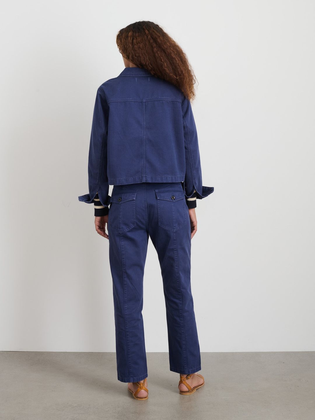 Marfa Work Jacket In Herringbone #5