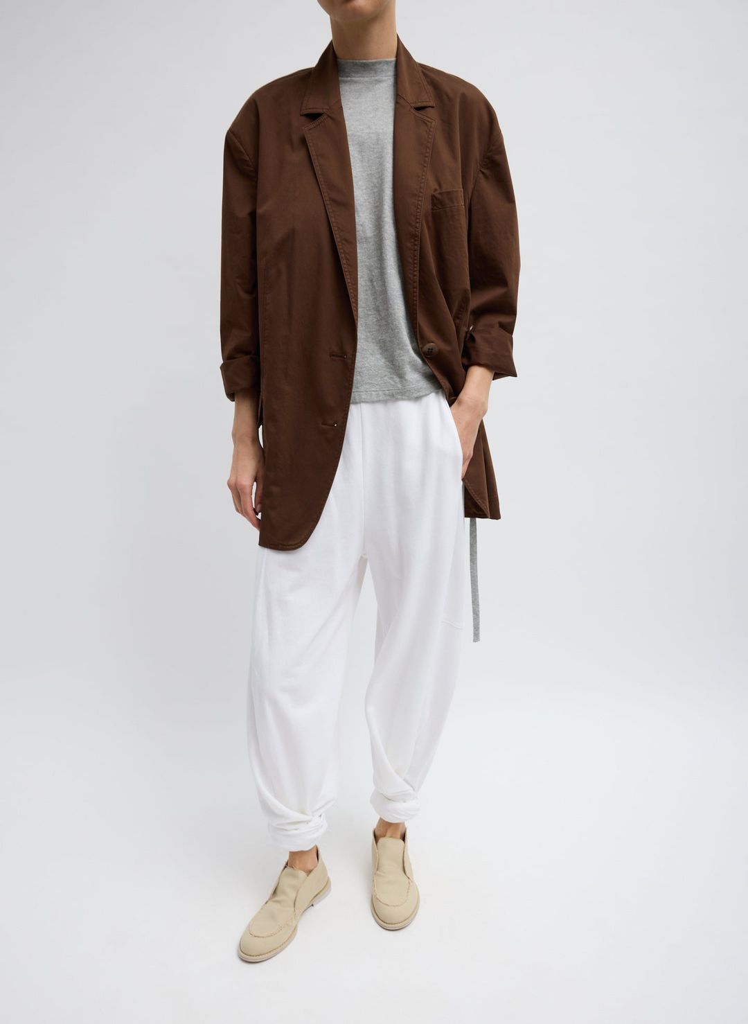 Garment Dyed Silky Cotton Liam Blazer #6