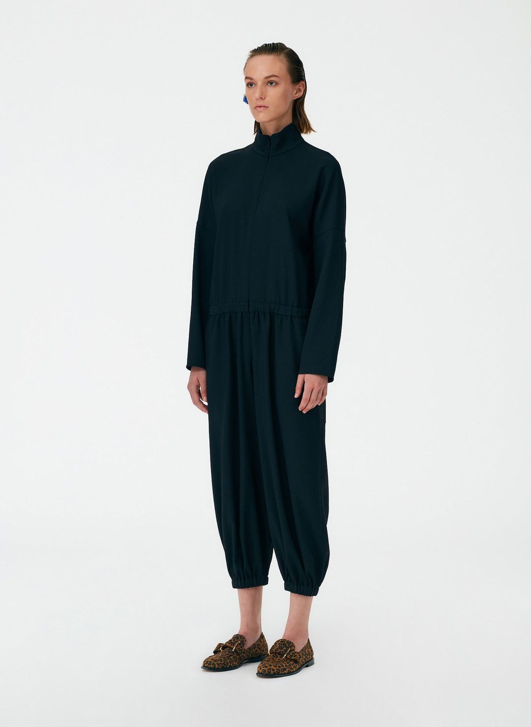 Chalky Drape Zip Up Jumpsuit #10