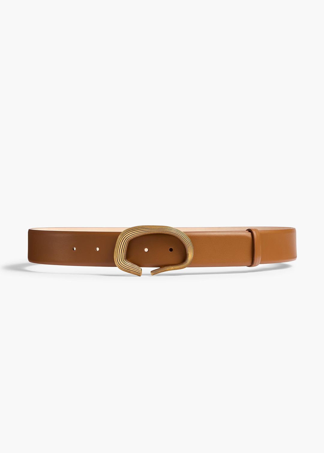 Santa Fe Belt in Dark Honey Leather