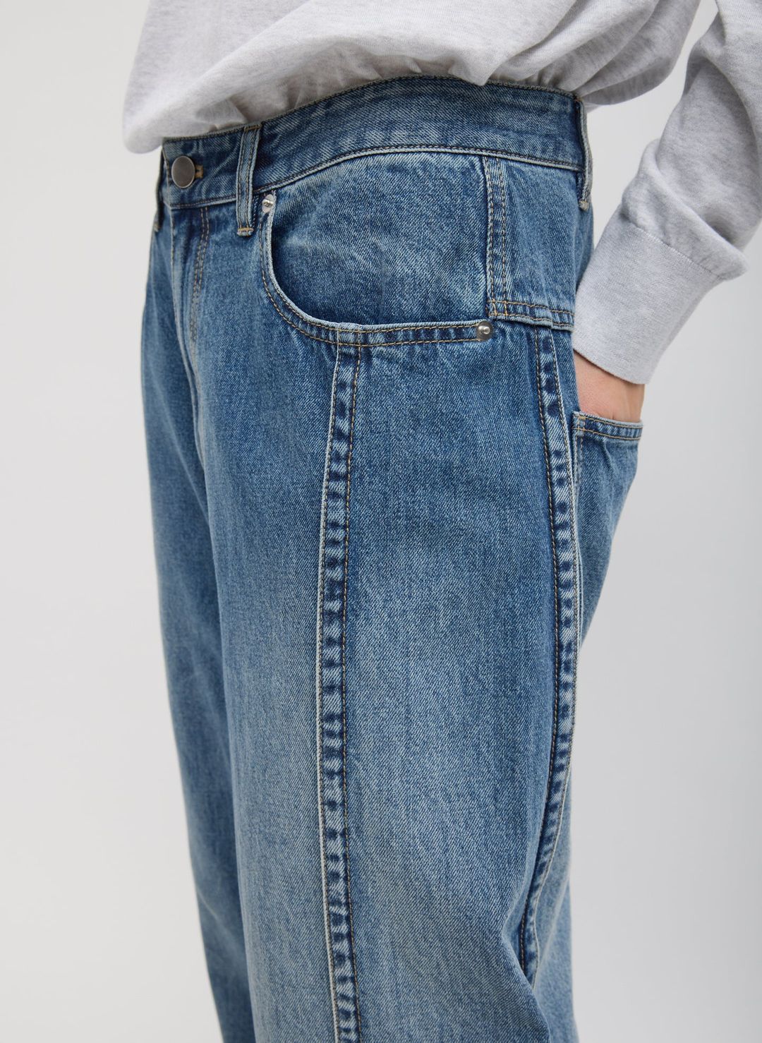 Spring Denim Tuck Jean #2