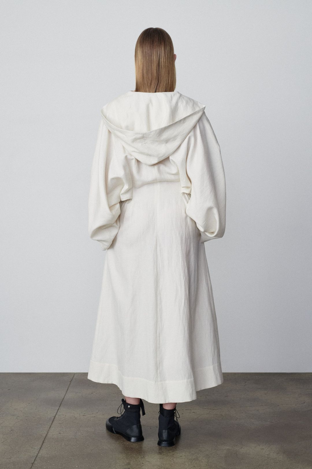 Cynthia Dress in Silk and Linen #4