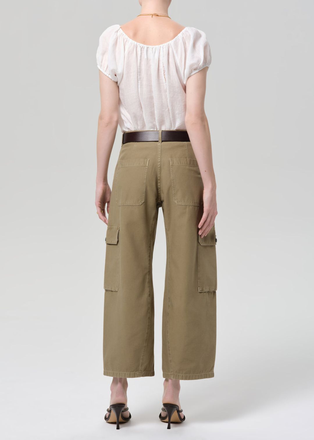 Thassos Twisted Seam Utility Pant in Bezal