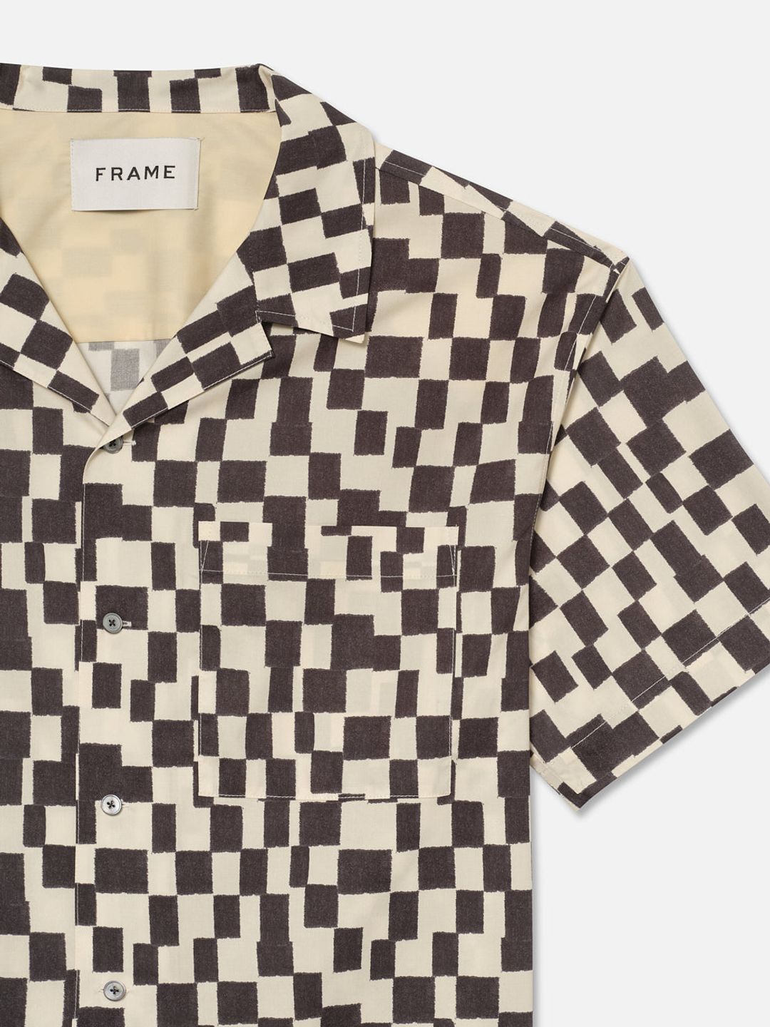 Vintage Print Shirt -- Dark Navy