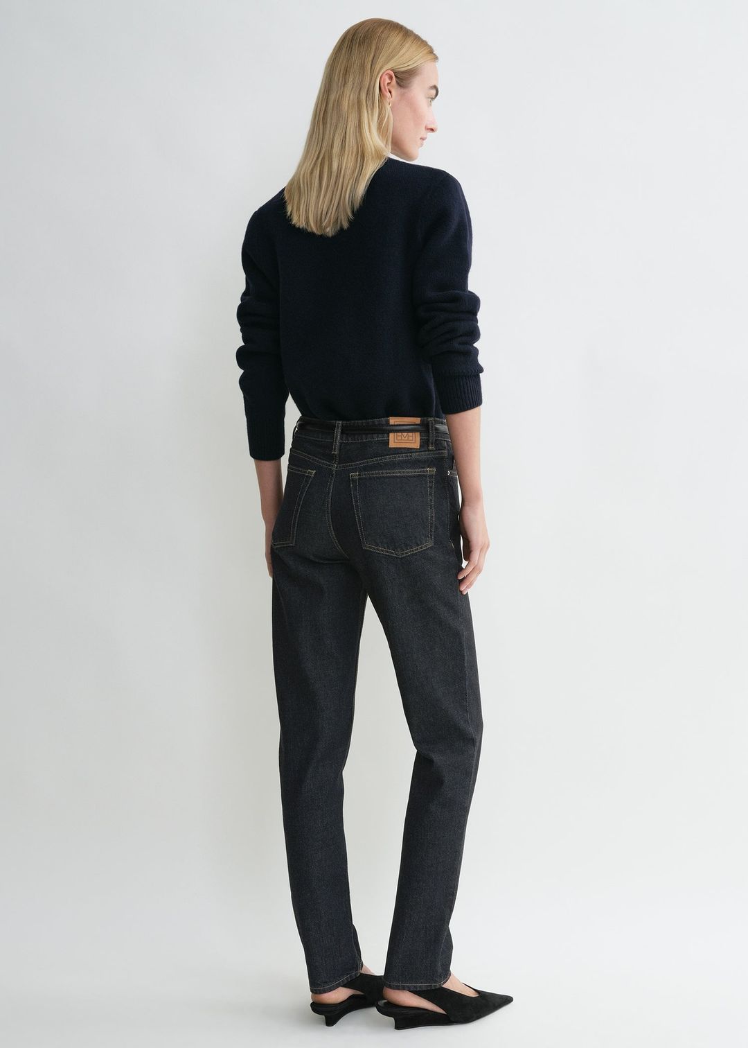 Low taper denim slate #3