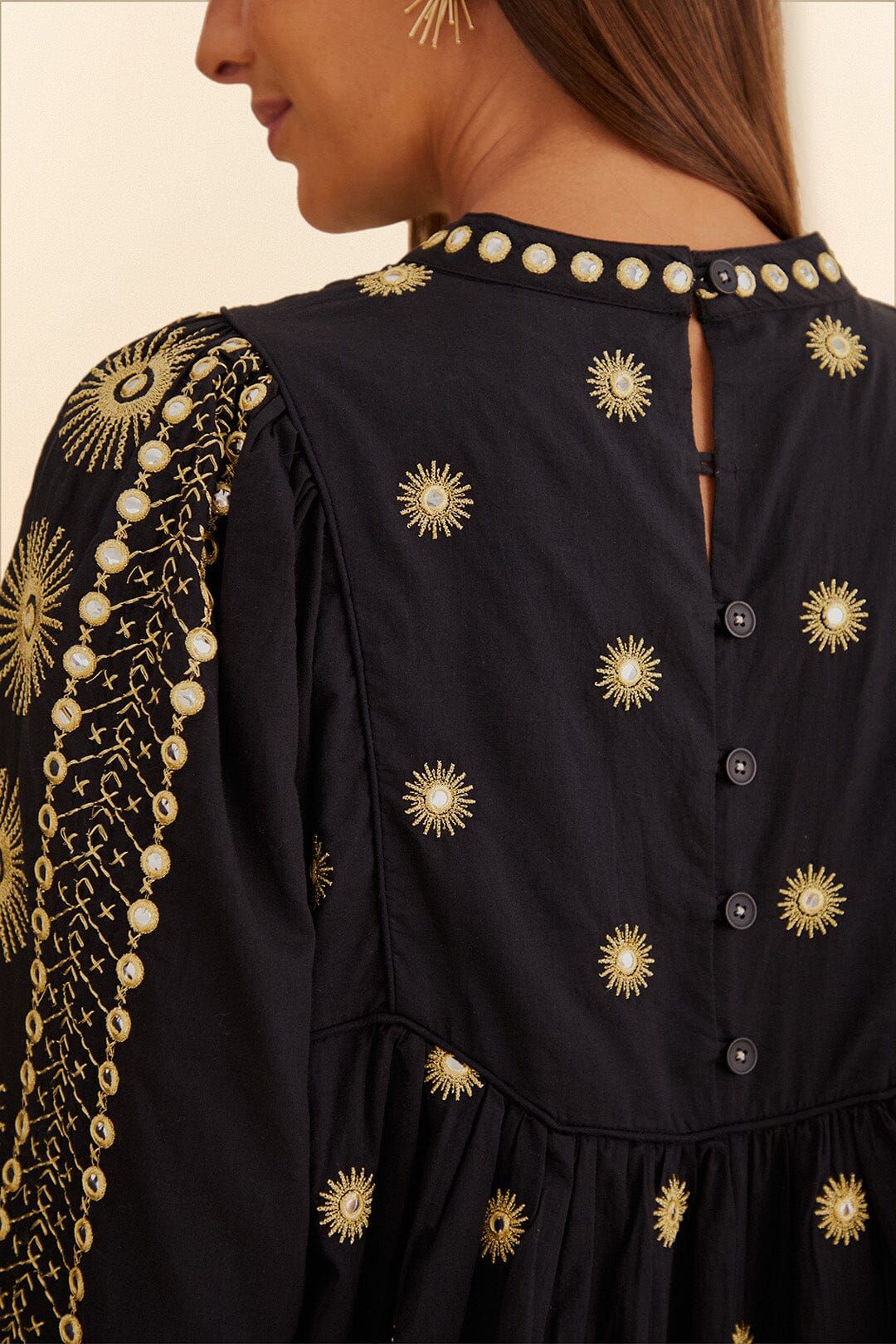 Sun Embroidered Blouse #3