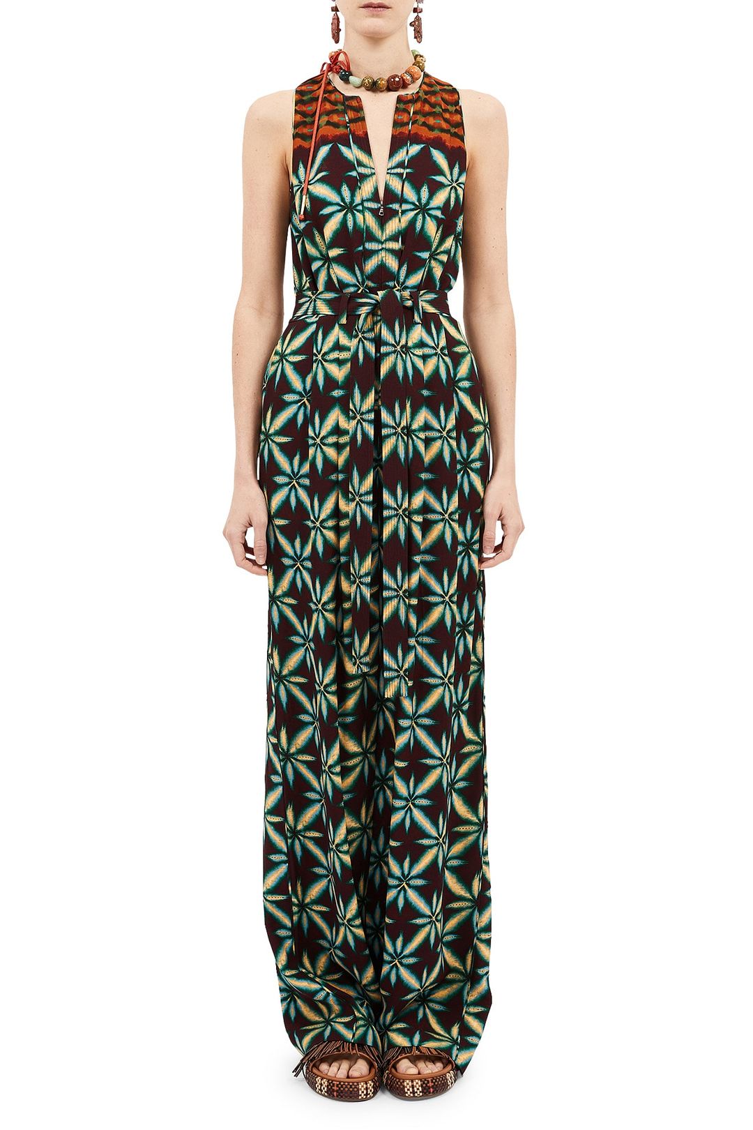 Camelia Jumpsuit - Olivinite