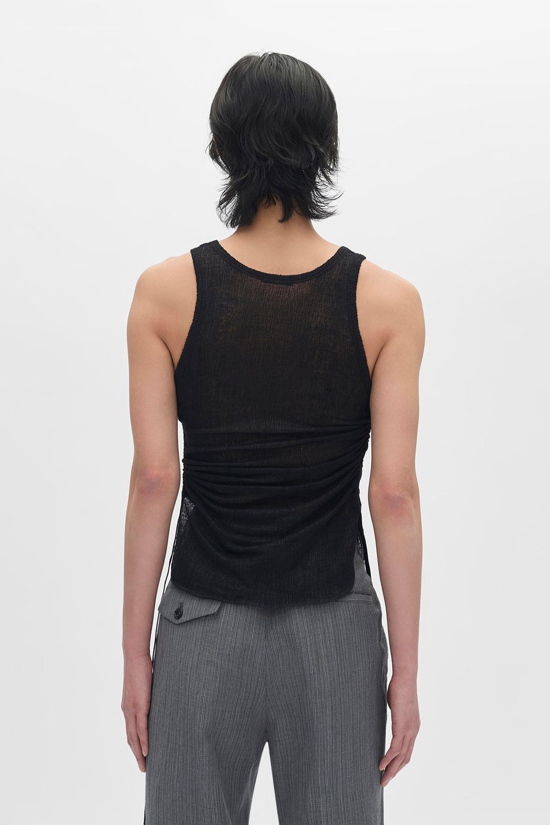 Boris Wrinlked Cropped Tank Top #3