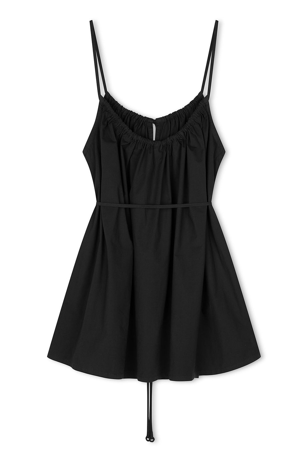 Cotton Poplin Dress - Black #7