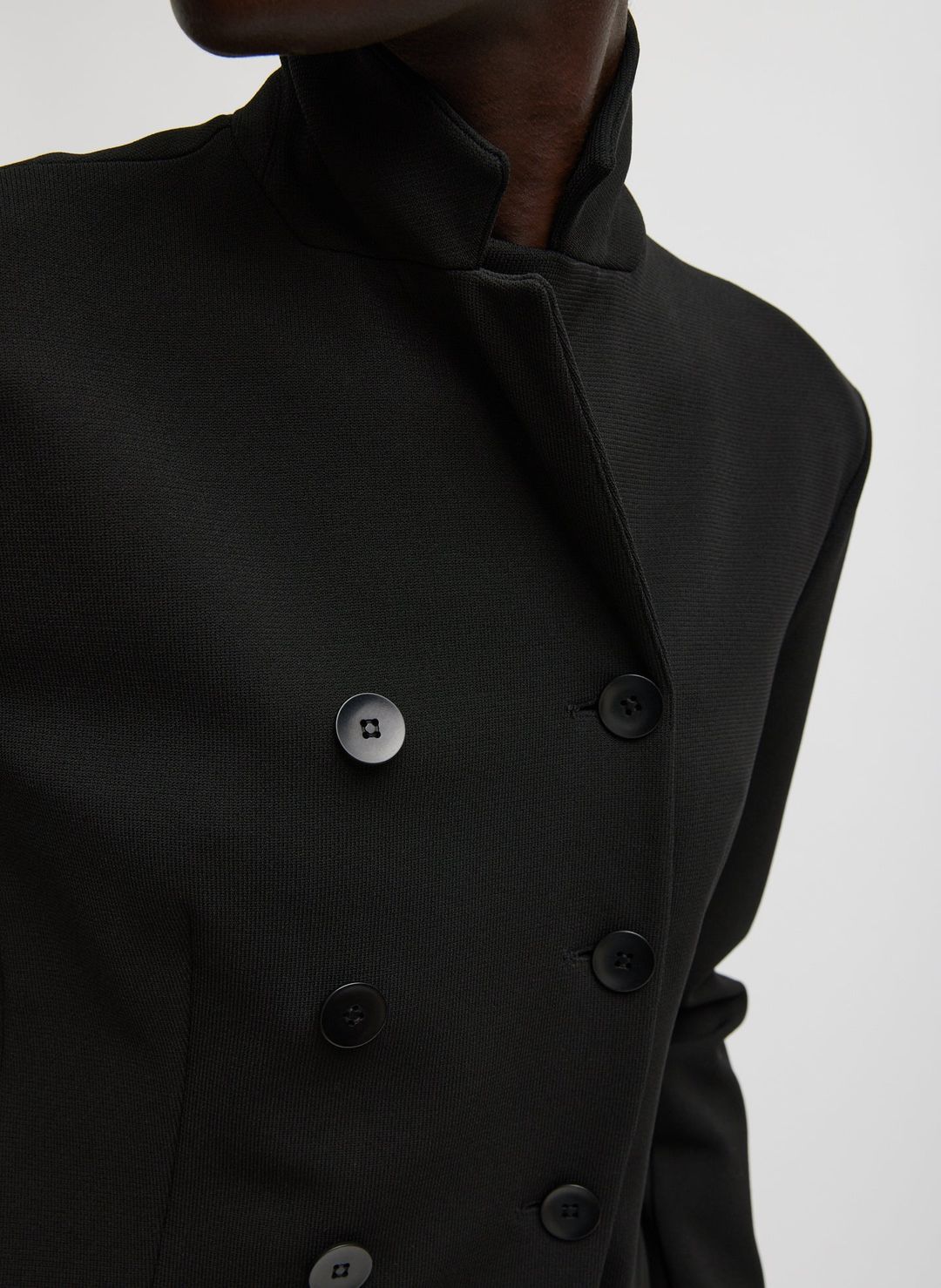 Wren Crepe Knit Fitted Blazer #4