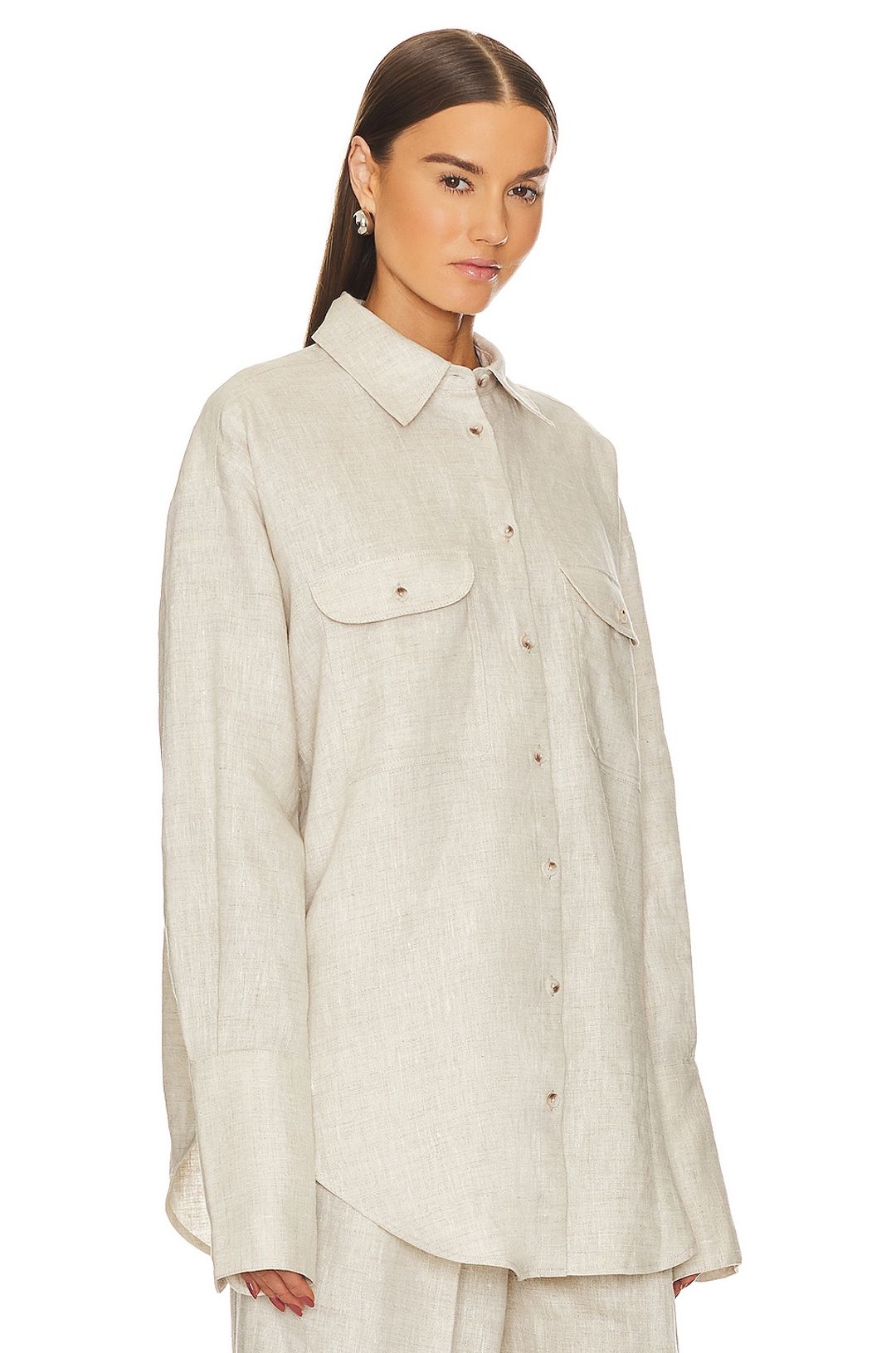 Linen Button Down Shirt #3