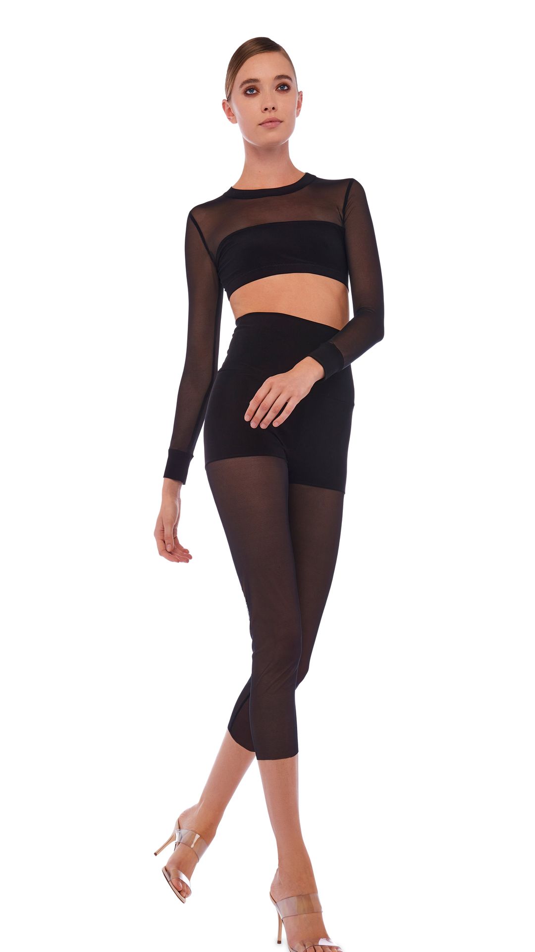 LEGGING W/ MESH BOTTOM #6