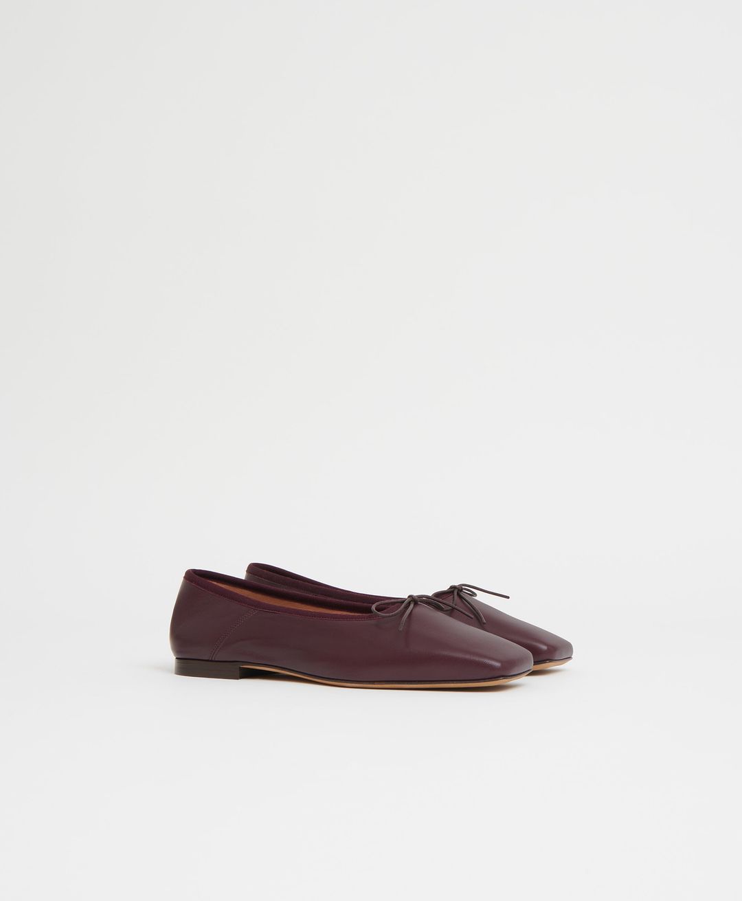 Square Toe Ballerina - Plum #3