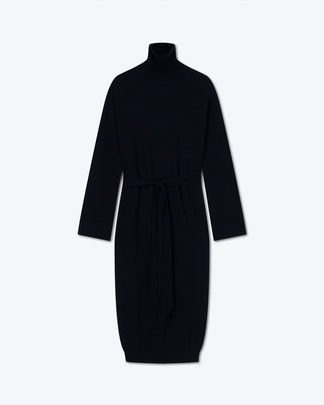 Canaan - Sale Cashmere-Blend Turtleneck Dress - Navy