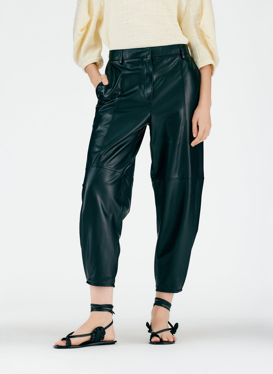Leather Sculpted Pant #7