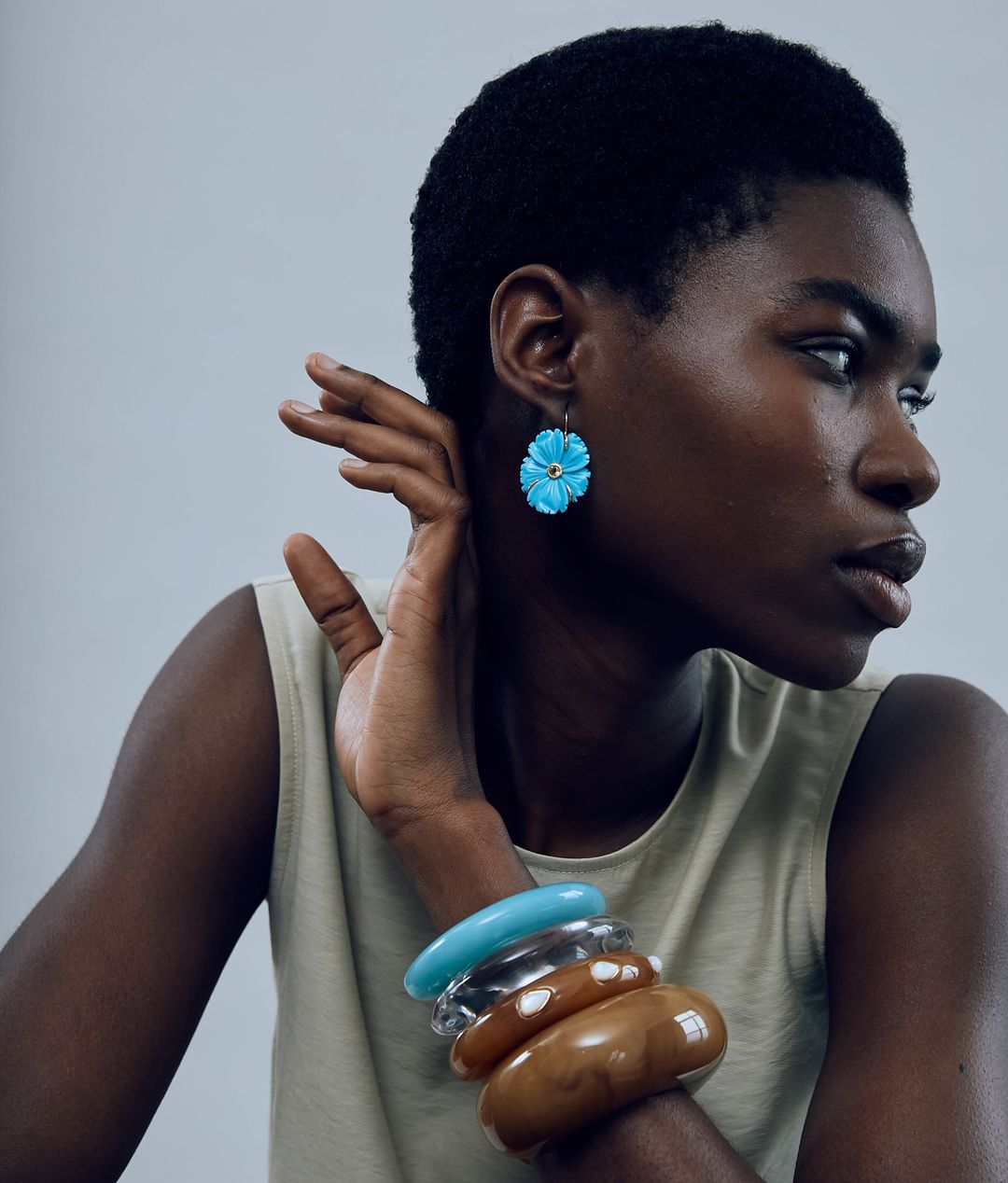 Ridge Cuff in Clear #5