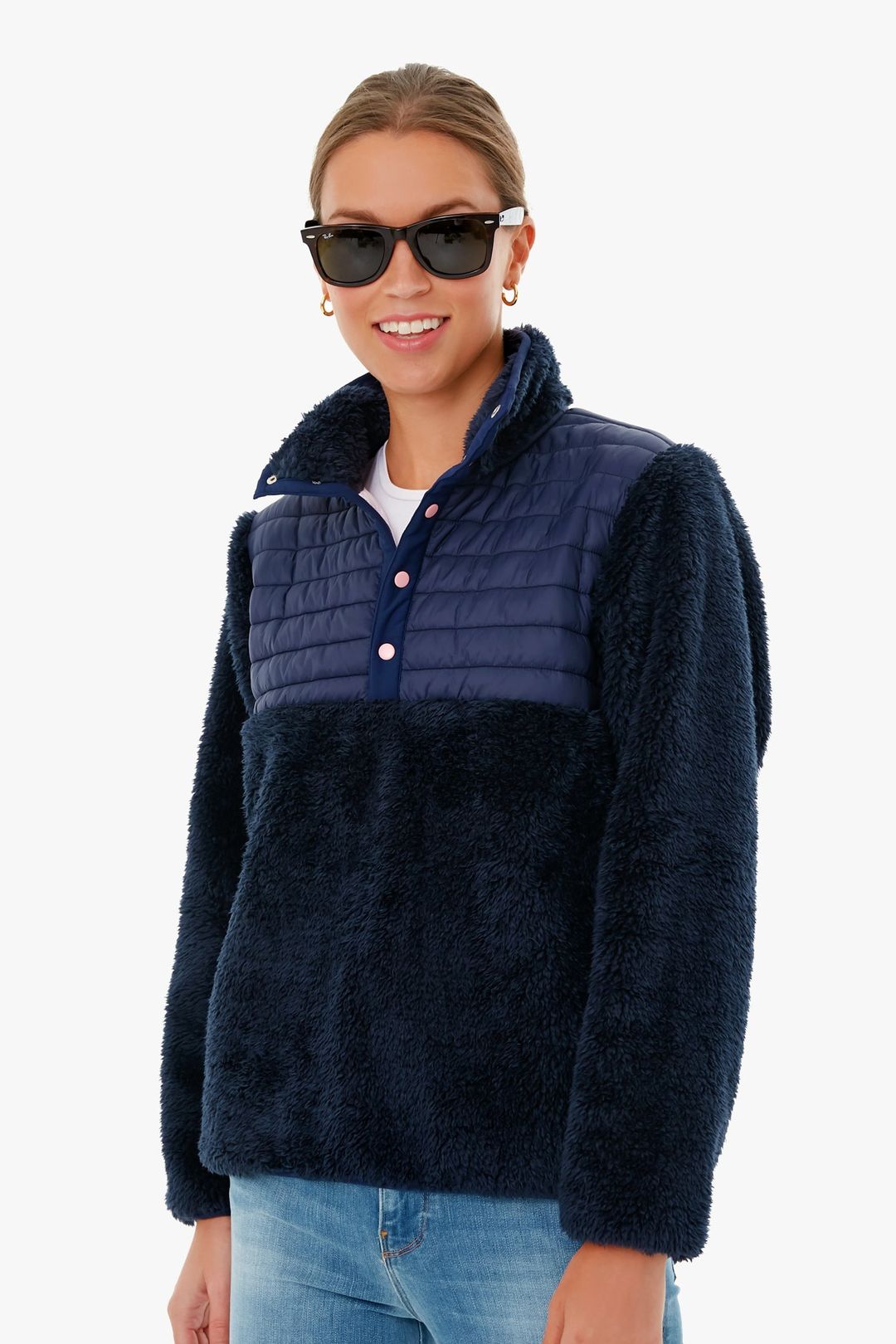 Navy Walnut Pullover