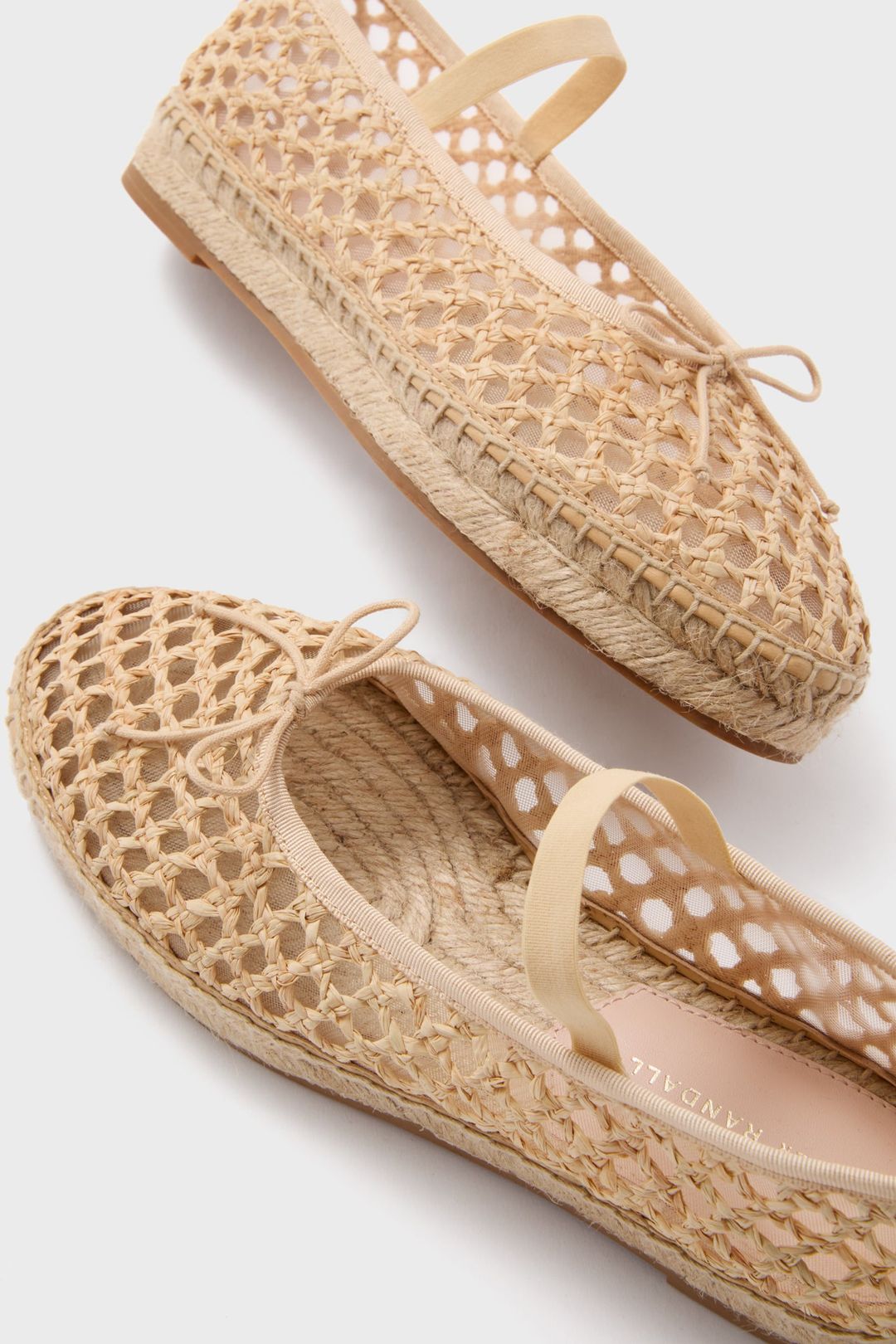 Natural Crochet Raffia Kayla Ballet Espadrilles #6