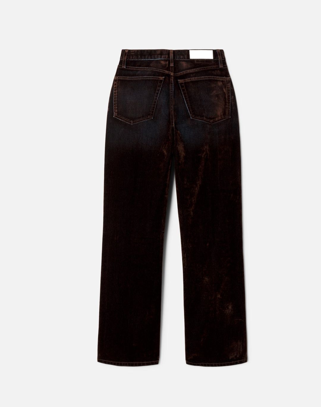 90s High Rise Loose - Brown Flocked #2