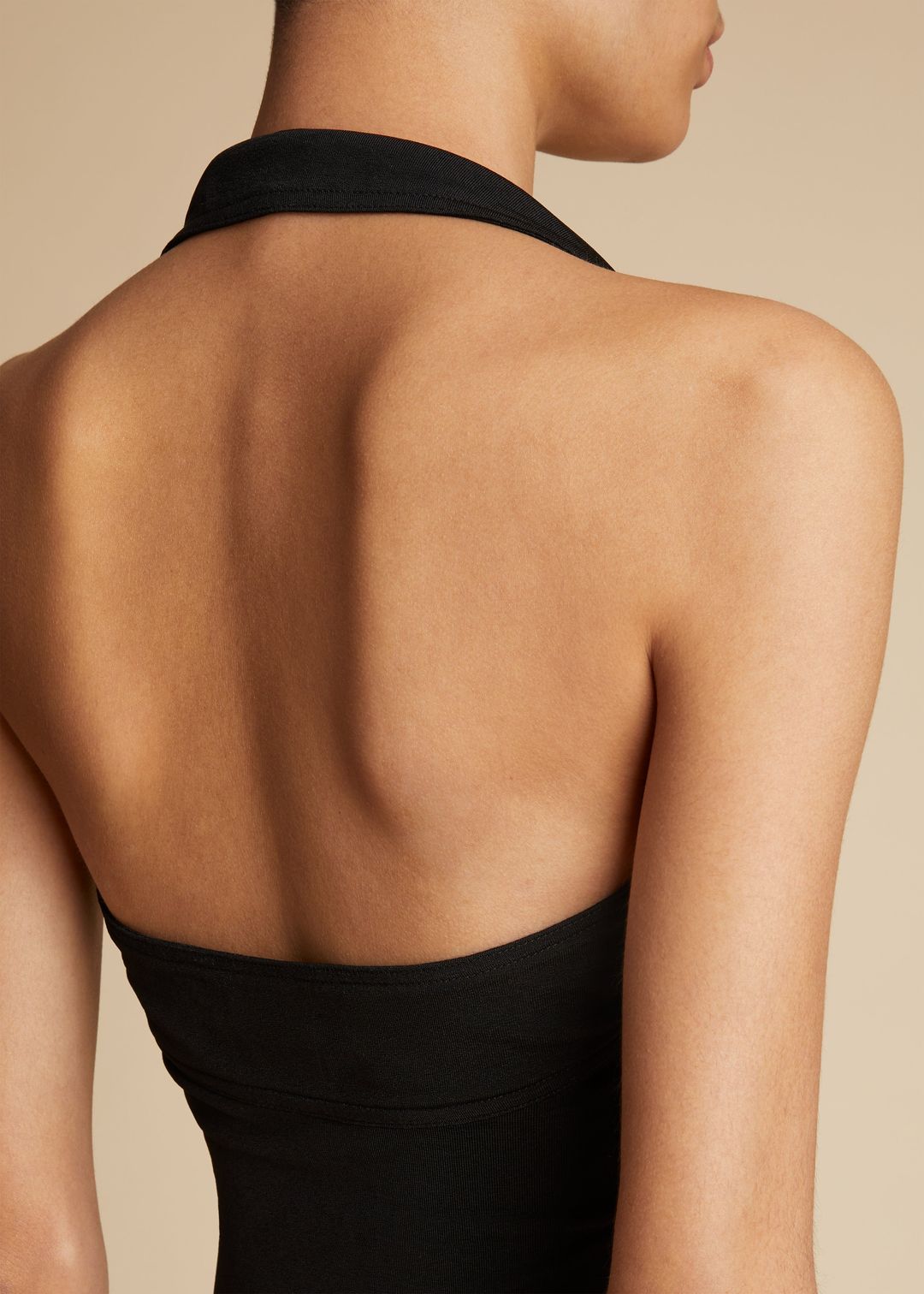 The Sola Bodysuit in Black #4