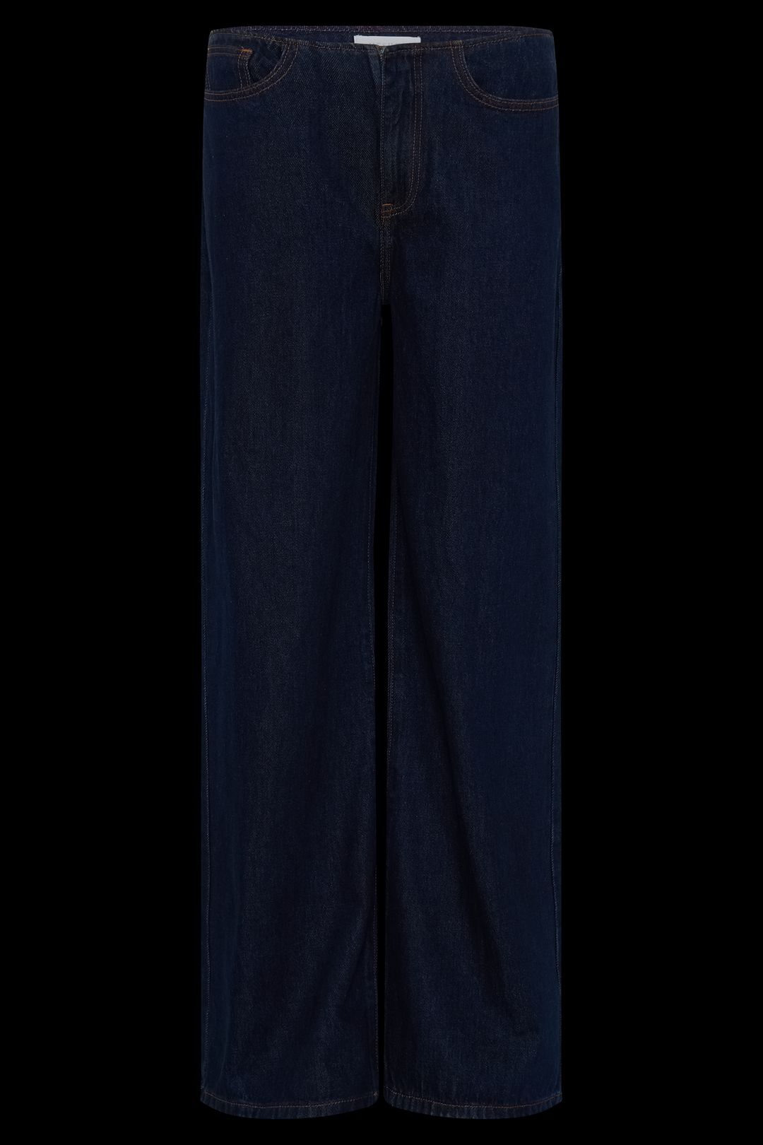 Caitlin Mid Rise Denim Flare Jeans - Indigo Blue #7