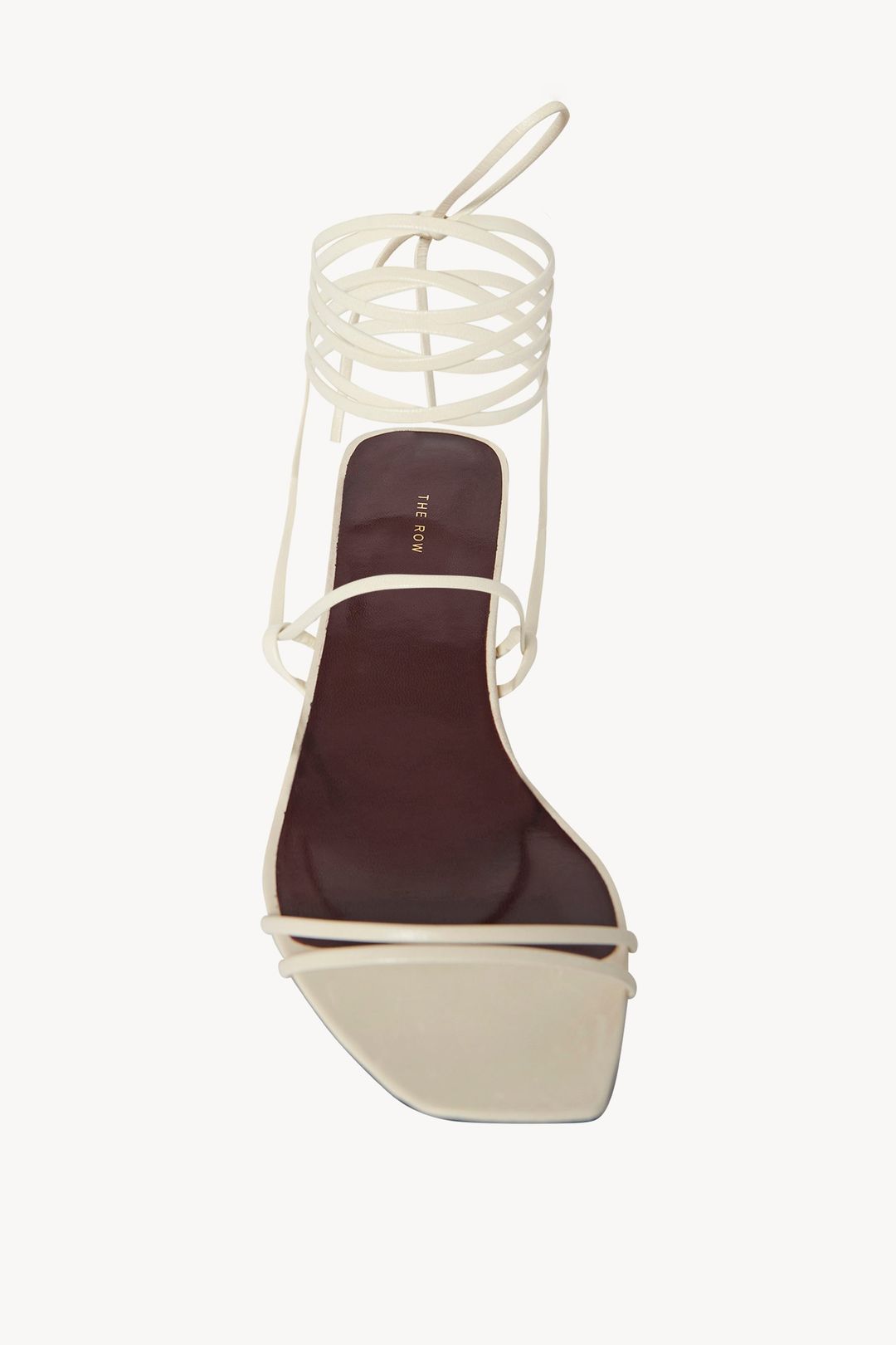Graphic Strap Kitten Heel in Leather #3