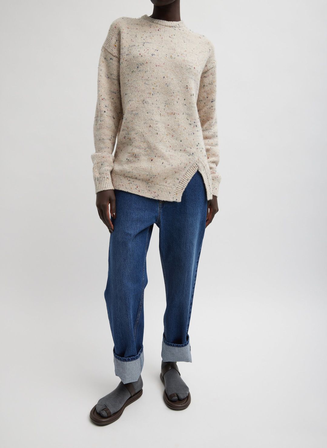 Confetti Crewneck Easy Pullover #3