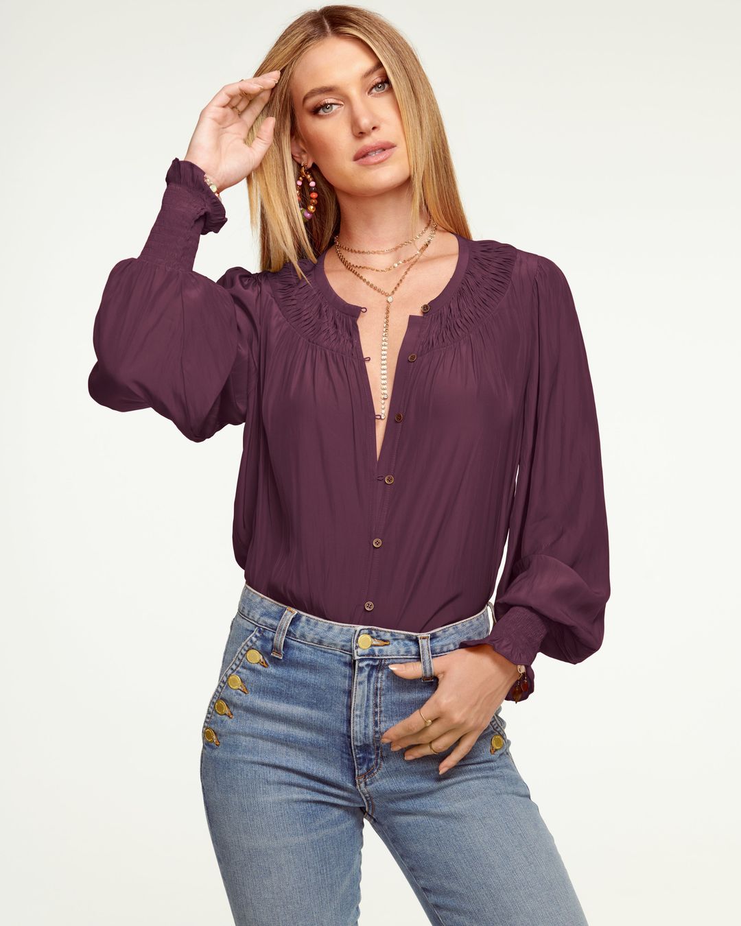 Isla Puff Sleeve Blouse #5