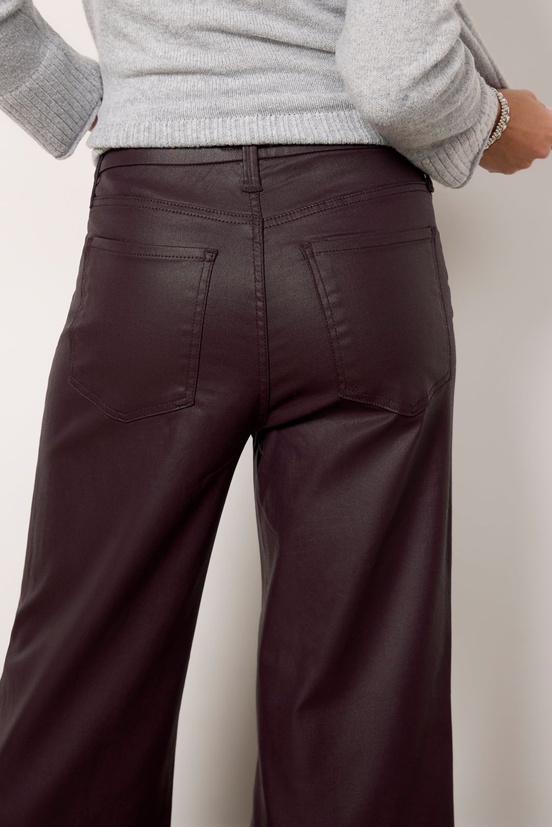 Meg Coated Wide Leg #3