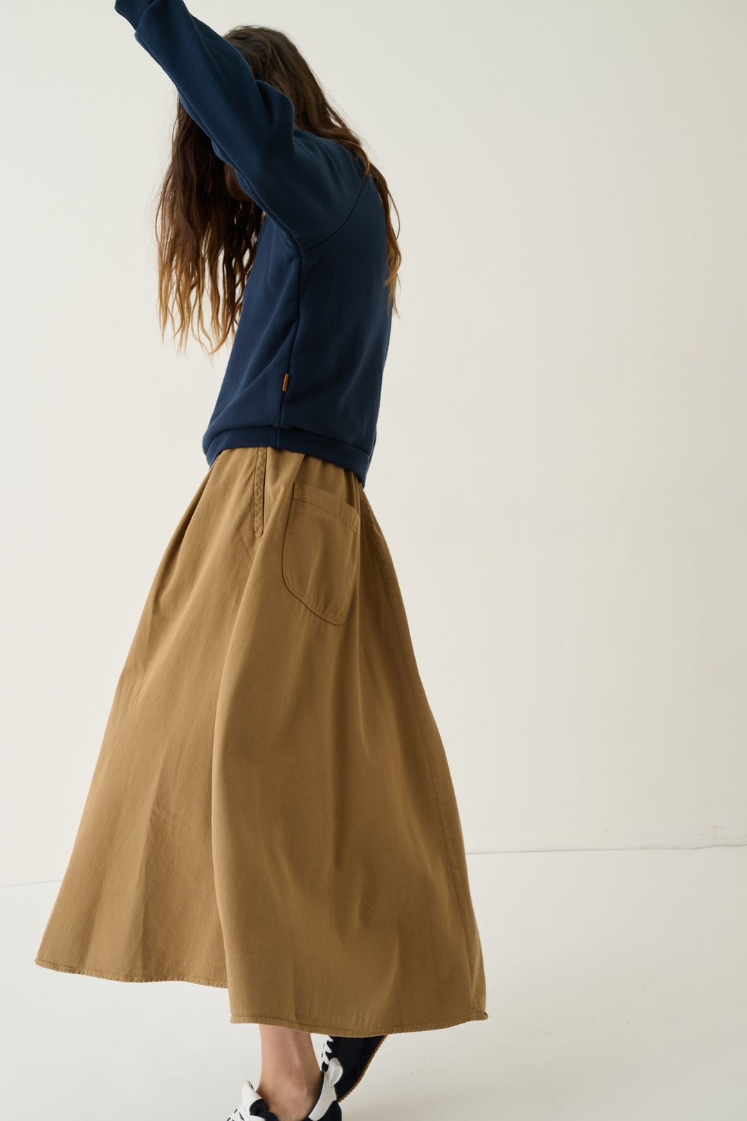 The Venetian Skirt in Camel #11