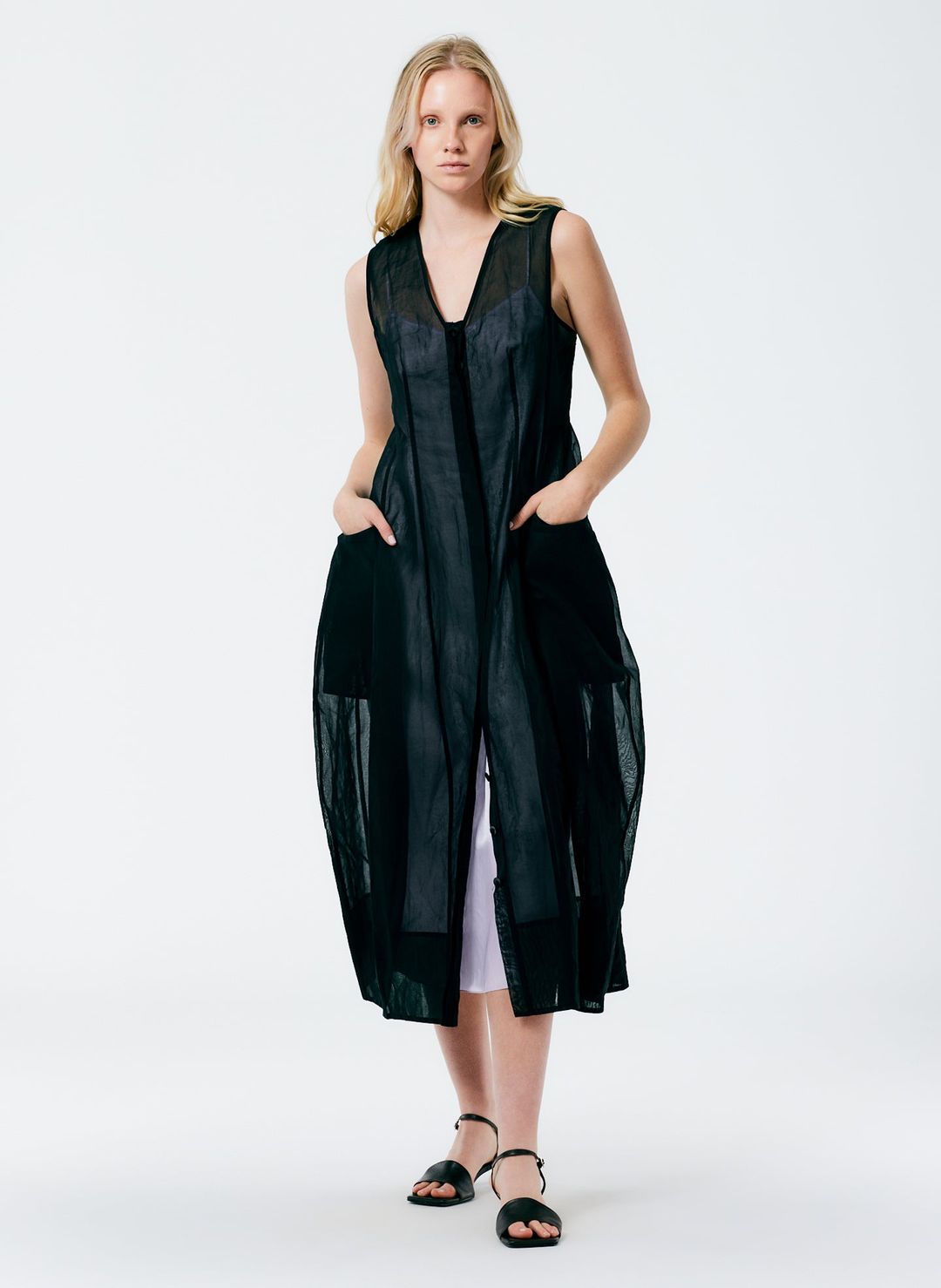 Starch Cotton Organza Dress #4