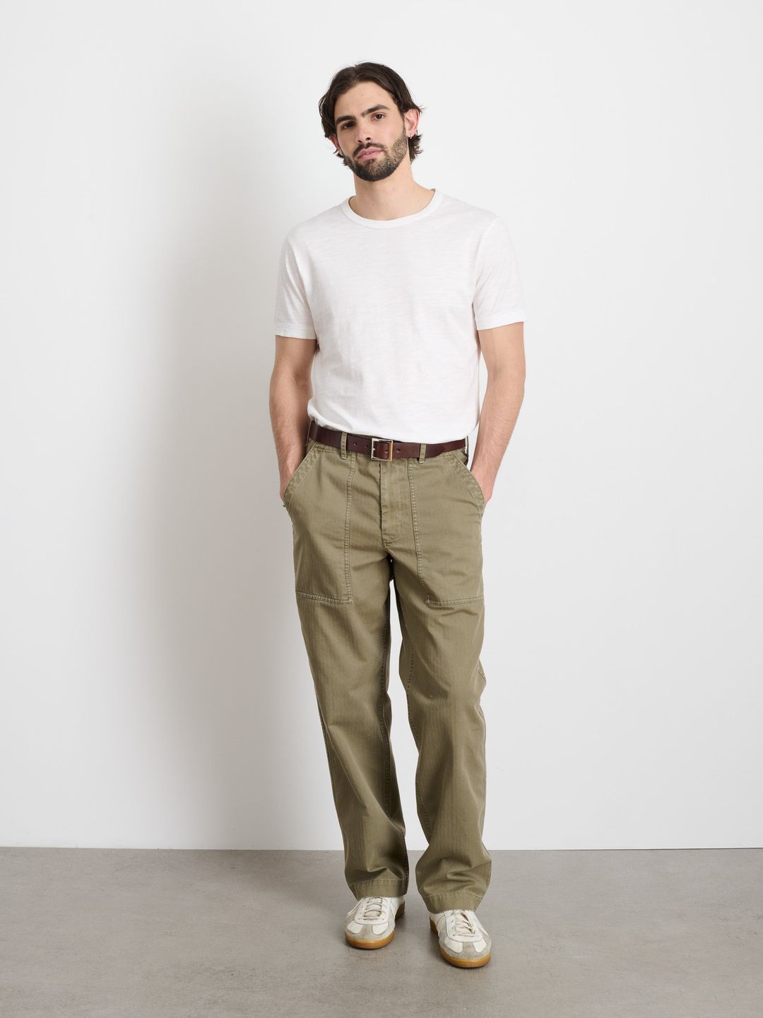Field Pant In Herringbone