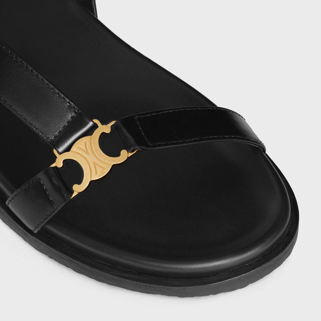 MAUD SANDAL WITH TRIOMPHE IN CALFSKIN #4