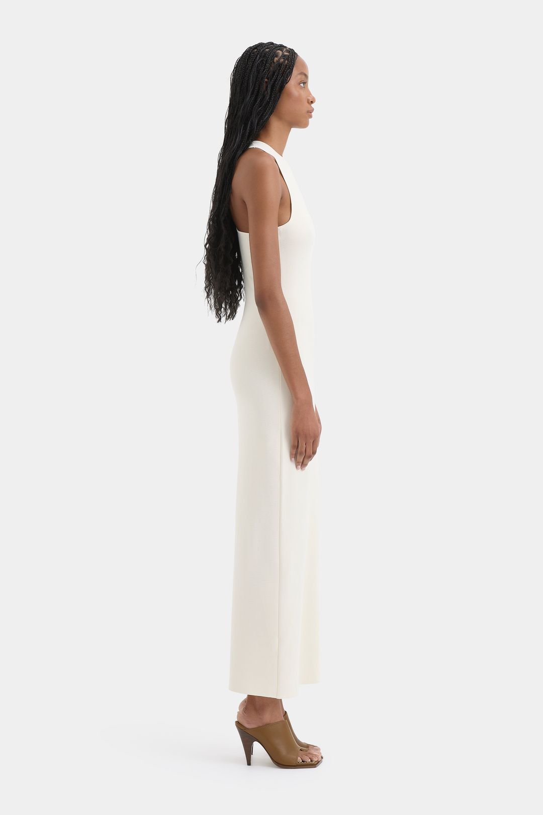 Sabah Cross Back Midi Dress #3