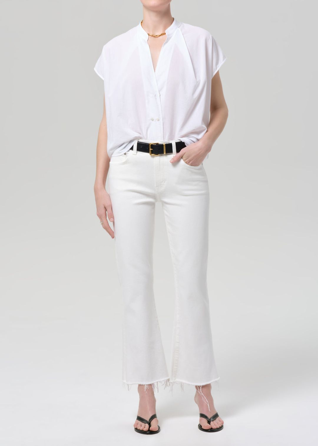 Penelope Blouse in White #5