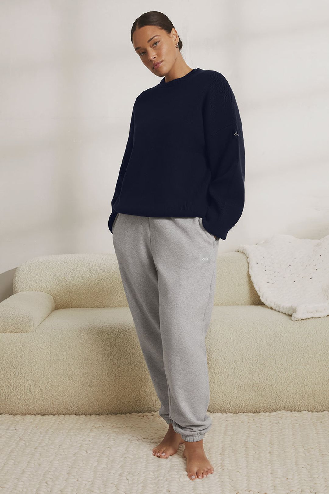 Scholar Crew Neck Sweater - Navy #5