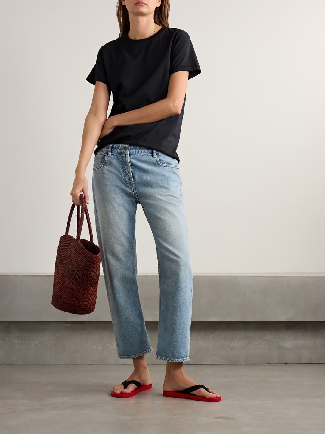 Riaco mid-rise slim-leg jeans #2