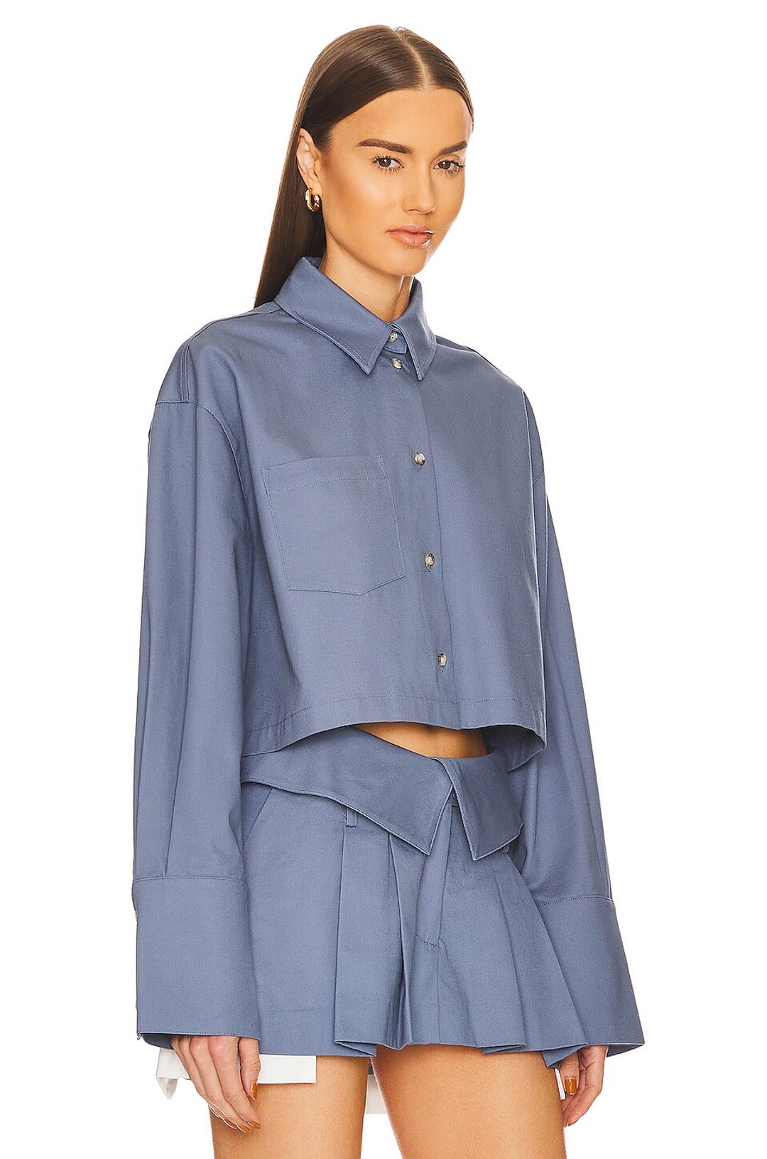 Chino Cropped Shirt