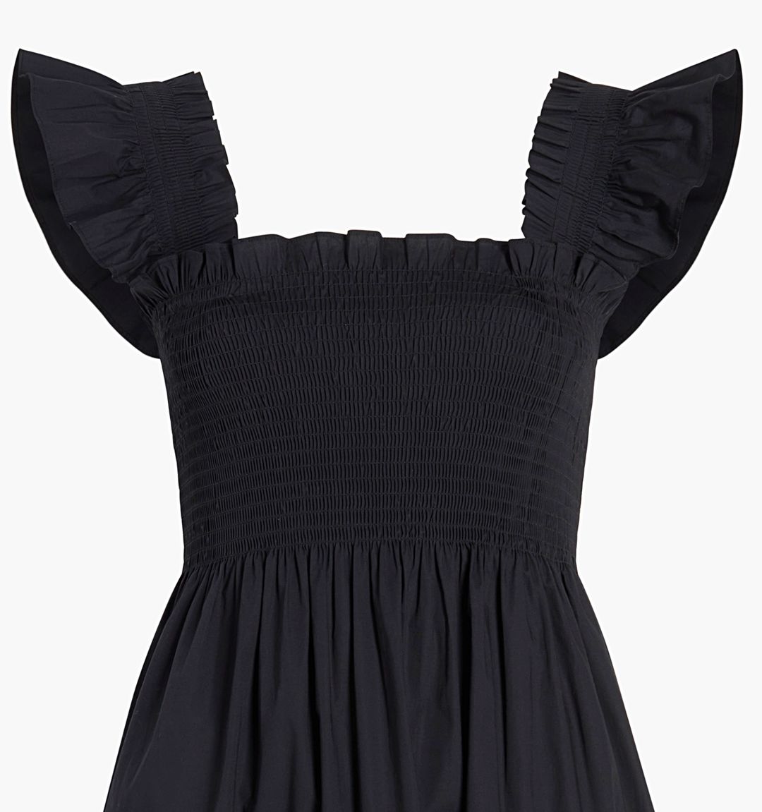 The Ellie Nap Dress - Black Cotton #4