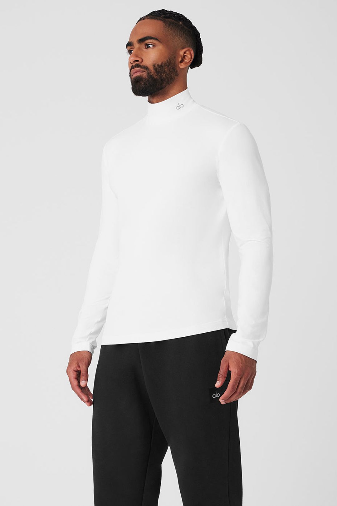 Conquer Reform Mock Neck Long Sleeve - White #3