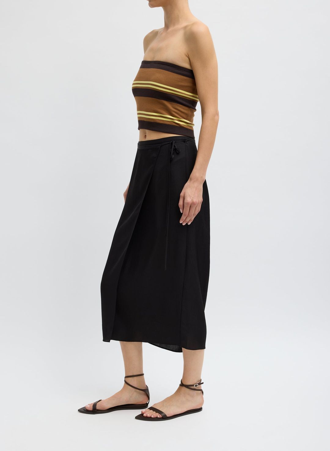 Summer Slip Wrap Skirt
