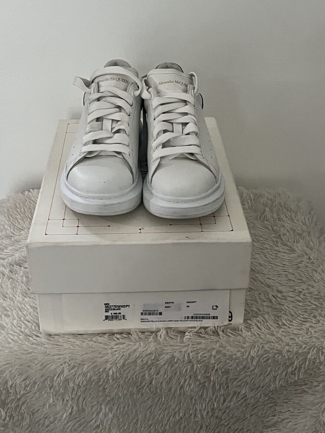 Alexander McQueen Women's Suede & Leather Platform Sneakers #3