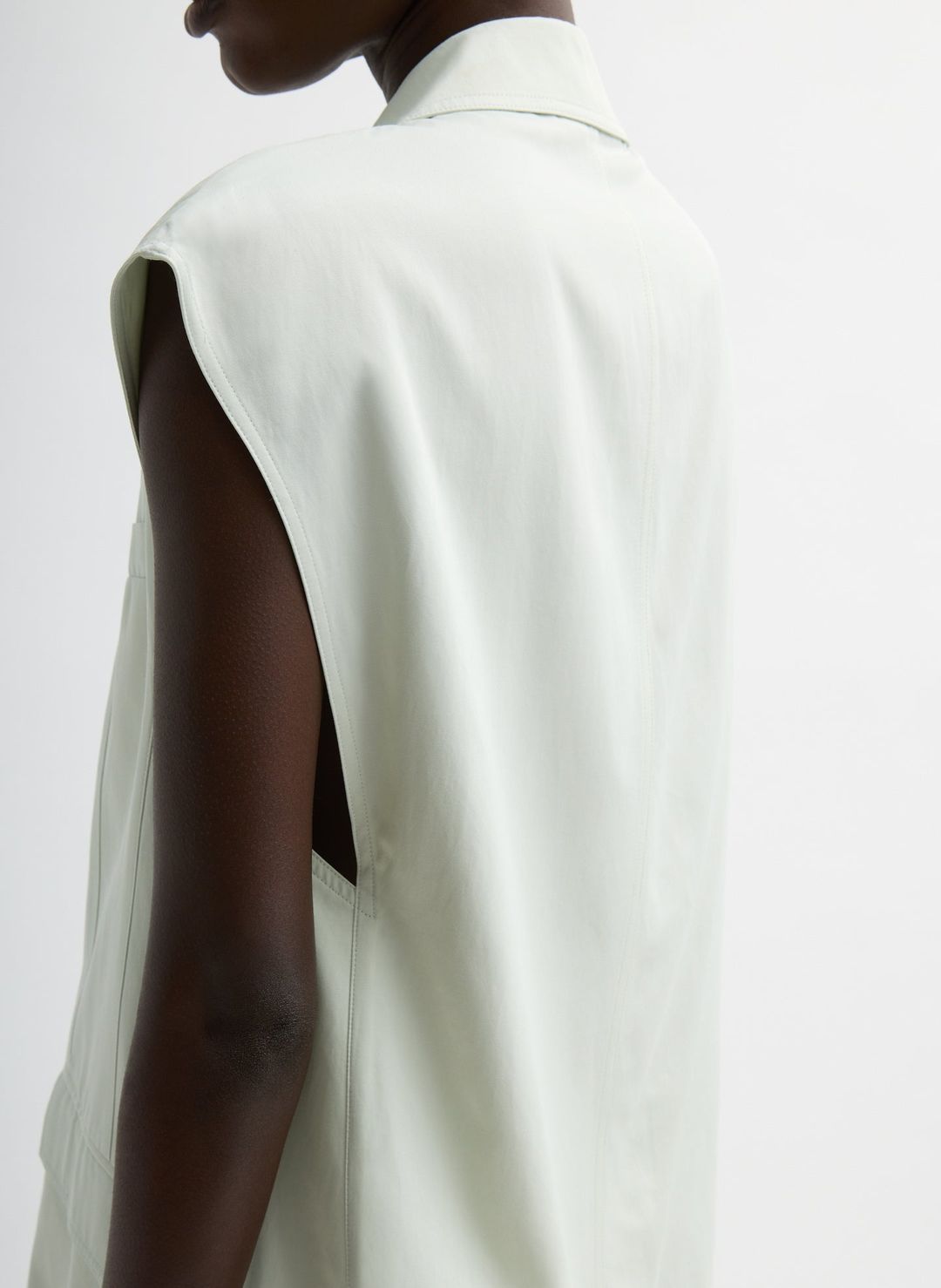 Drapey Suiting Oversized Double Breasted Vest #6