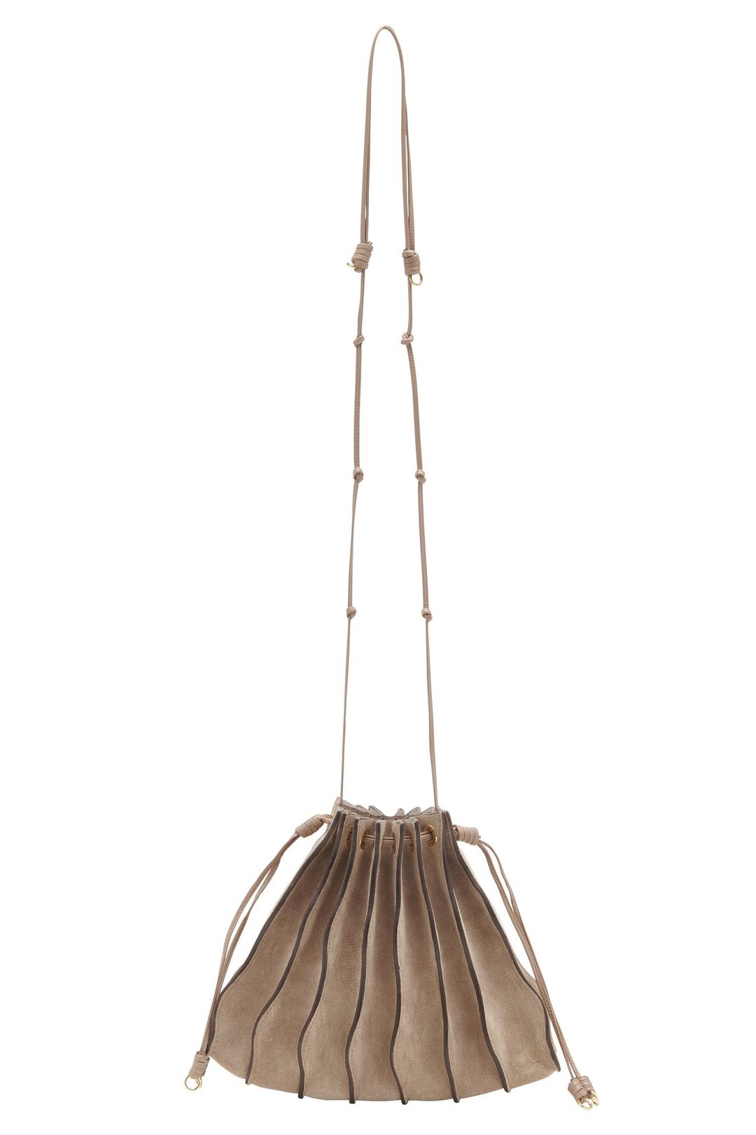 Adria Small Pleated Wave Bag - Mica