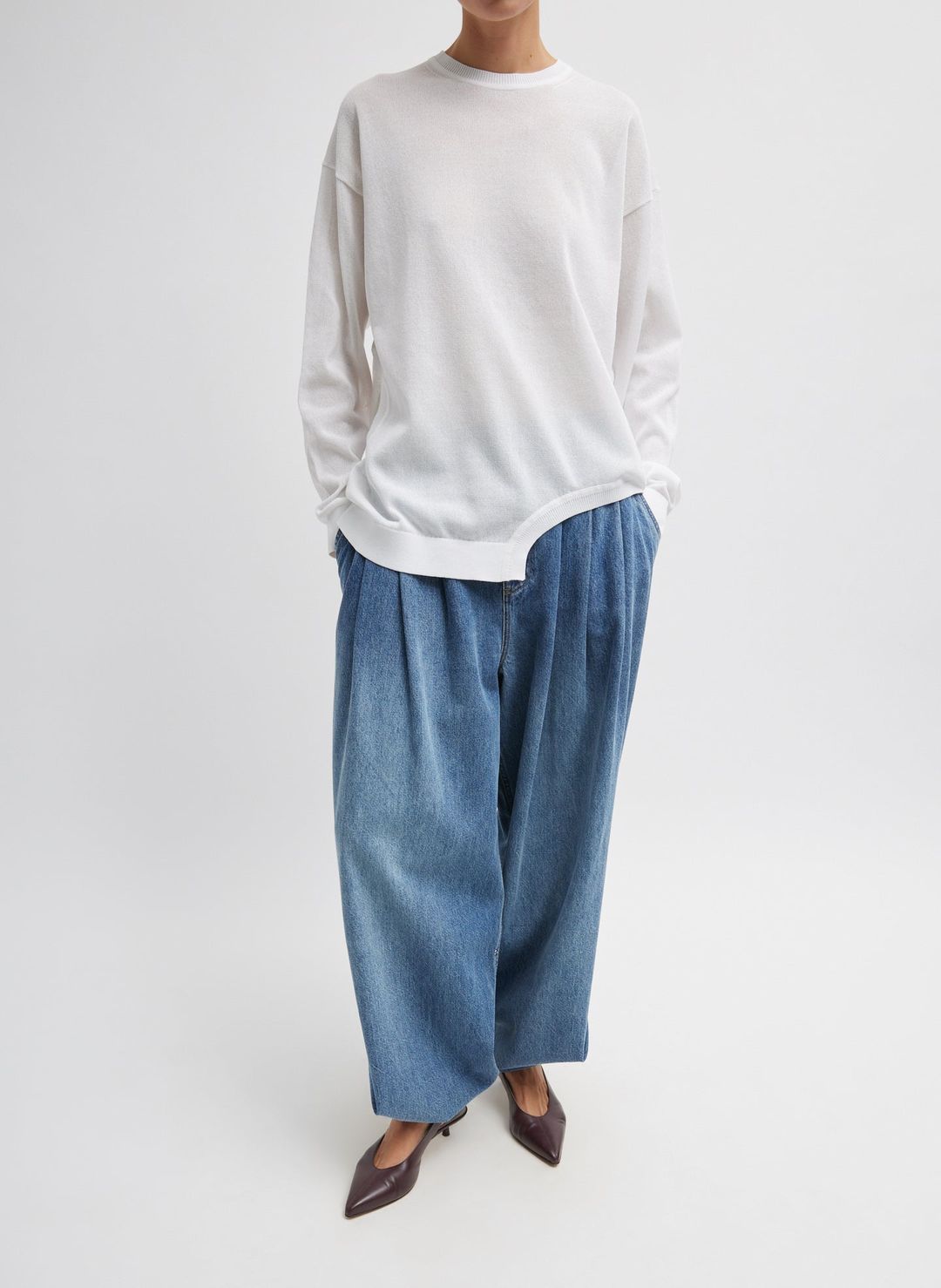 Crispy Sweater With Cut Out Detail #6