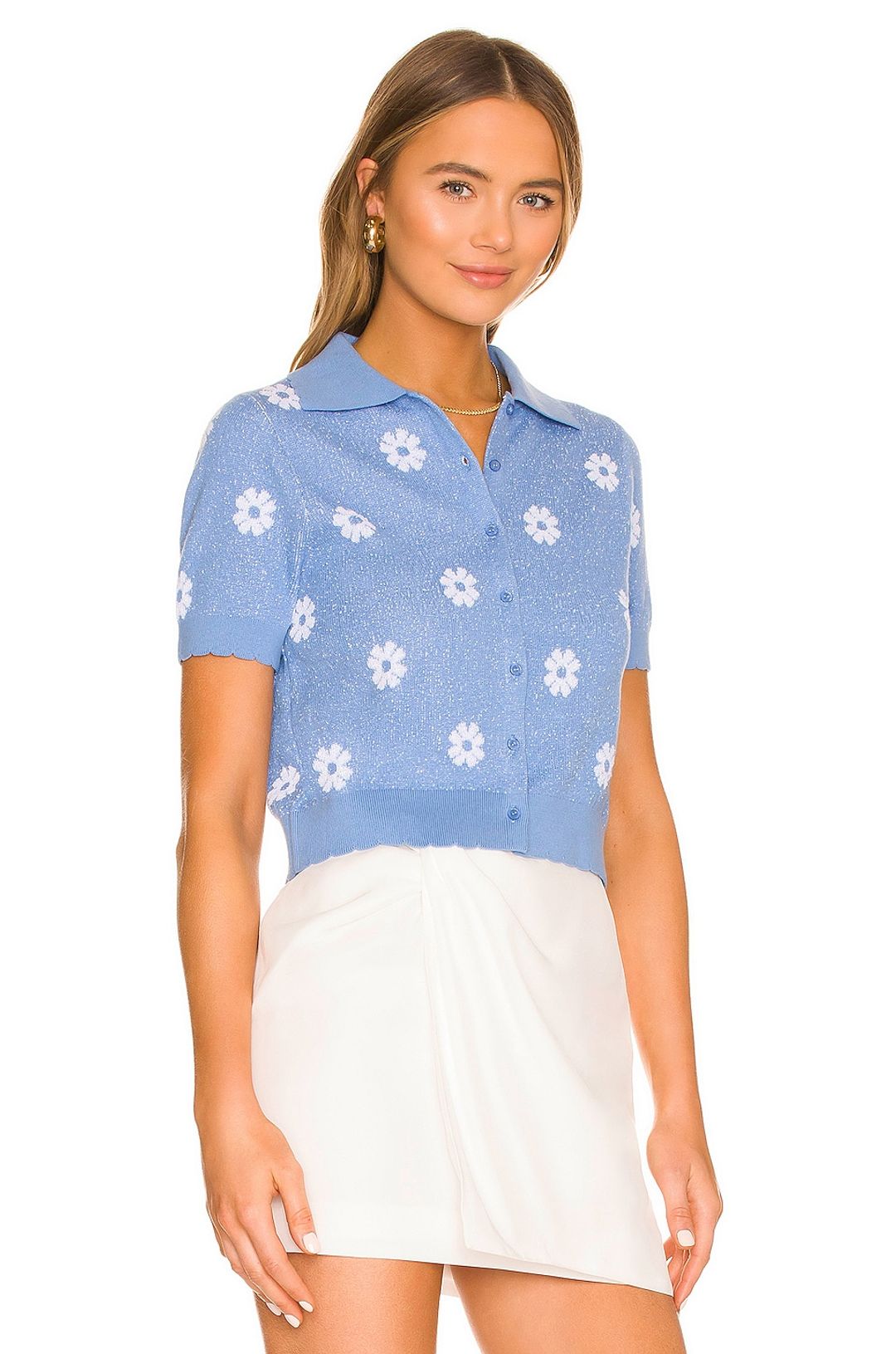 Collared Daises Top
