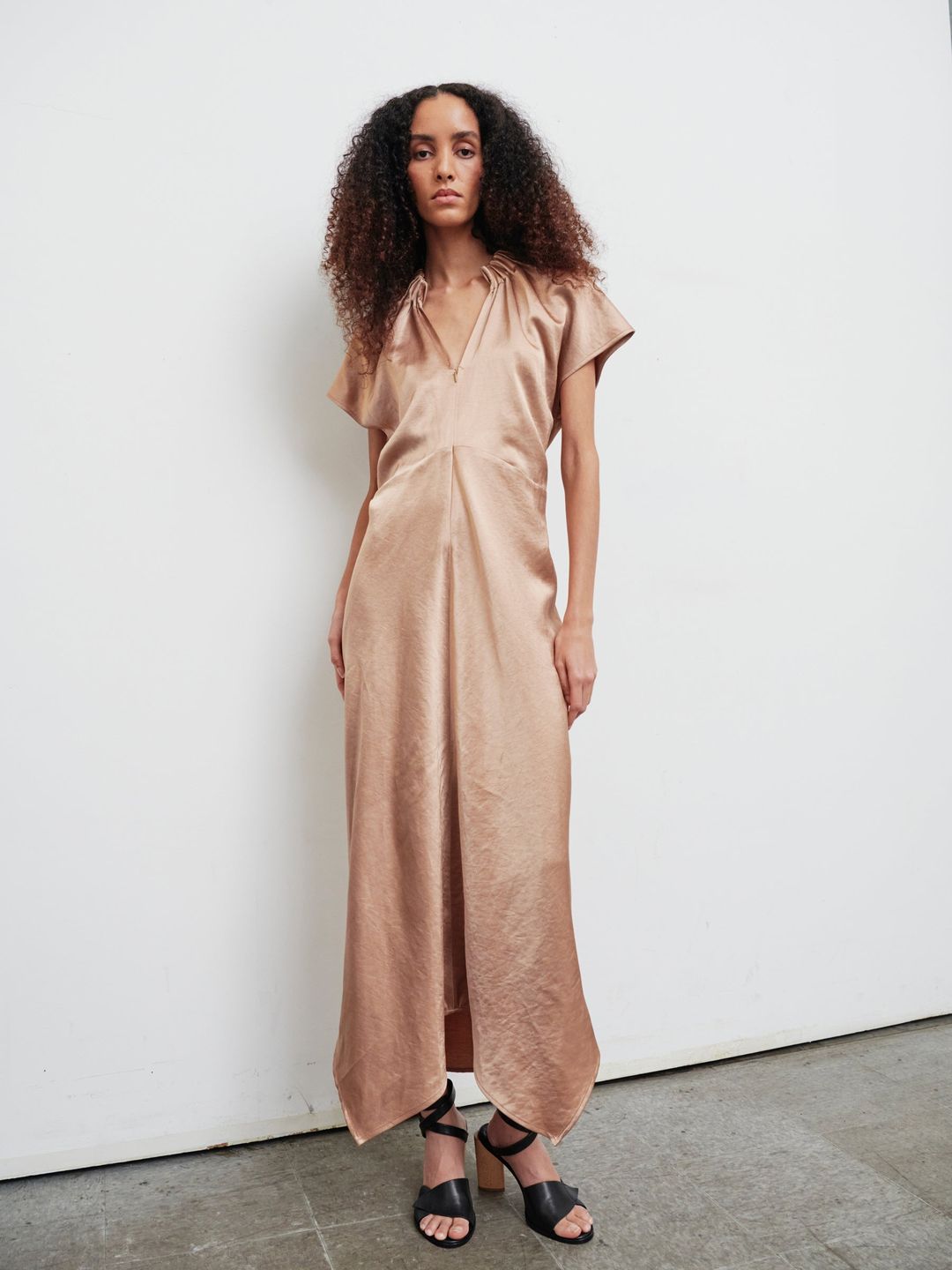 Long Ruched Stella Dress #6