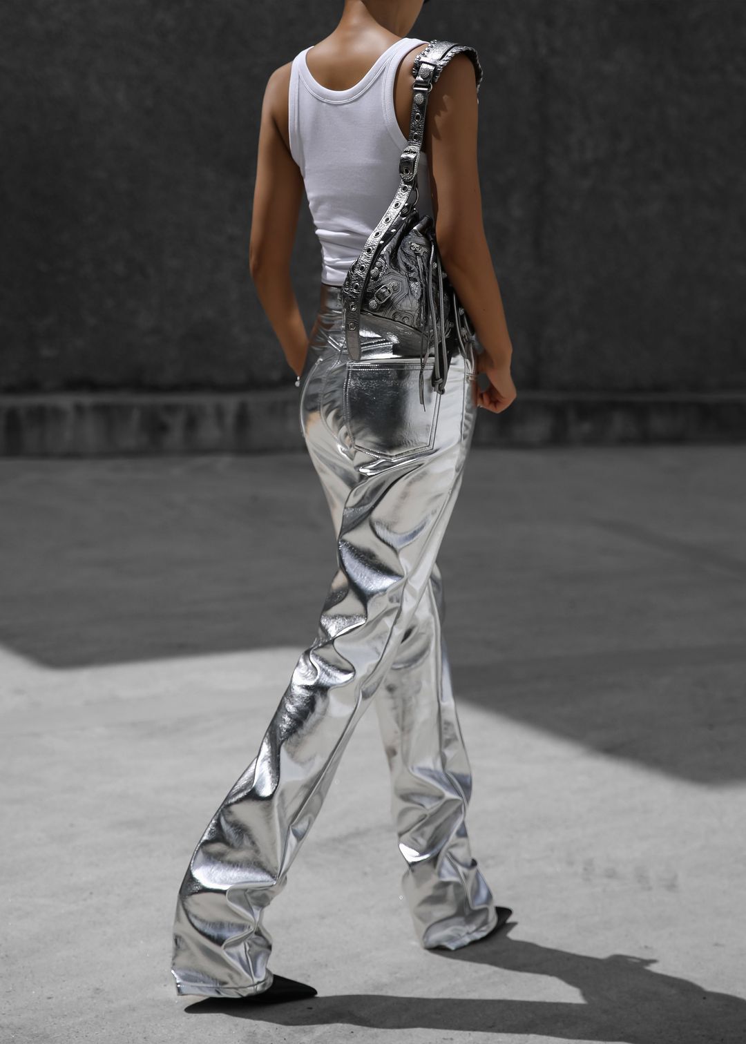 Jesse Aluminium Pants - Silver #17